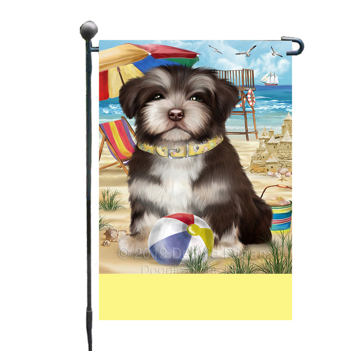 Personalized Pet Friendly Beach Havanese Dog Custom Garden Flags GFLG-DOTD-A58335