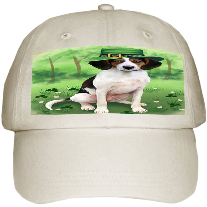 St. Patricks Day Irish Portrait Treeing Walker Coonhound Dog Ball Hat Cap HAT51987