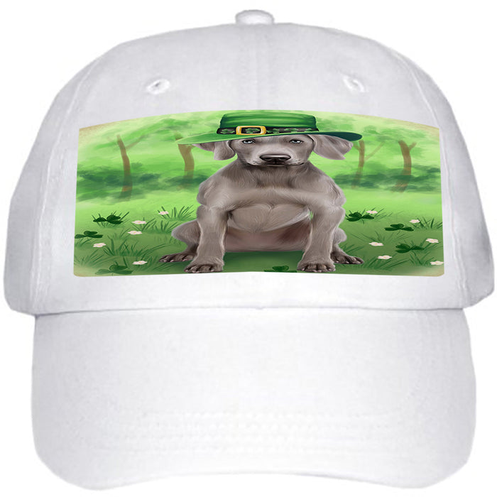 St. Patricks Day Irish Portrait Weimaraner Dog Ball Hat Cap HAT52008