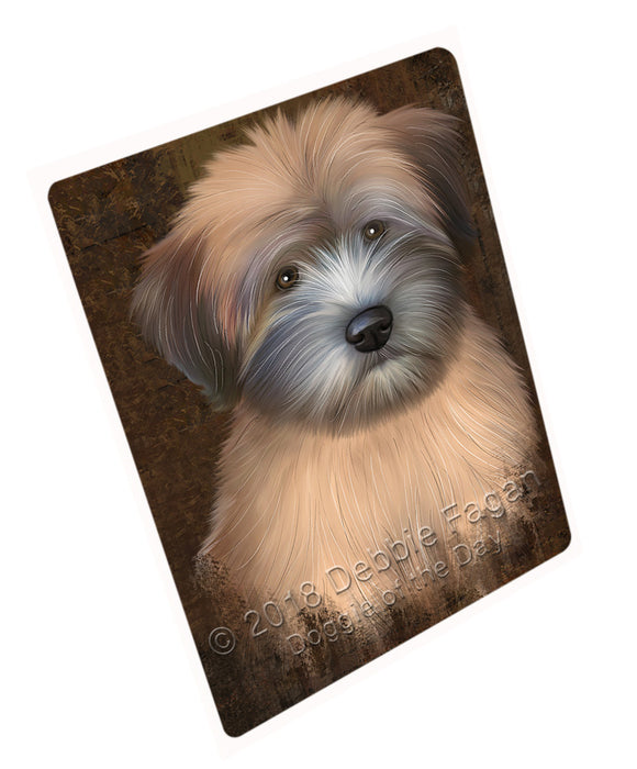 Rustic Wheaten Terrier Dog Blanket BLNKT107850