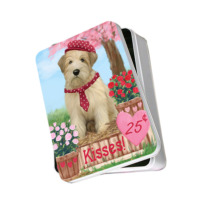 Rosie 25 Cent Kisses Wheaten Terrier Dog Photo Storage Tin PITN56209
