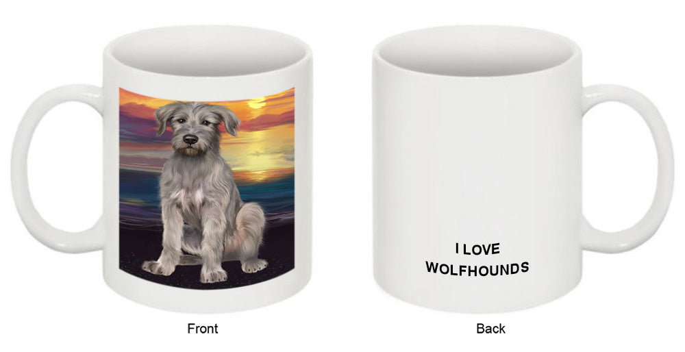 Sunset Wolfhound Dog Coffee Mug MUG52579