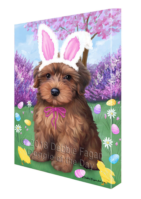 Yorkipoo Dog Easter Holiday Canvas Wall Art CVS60528