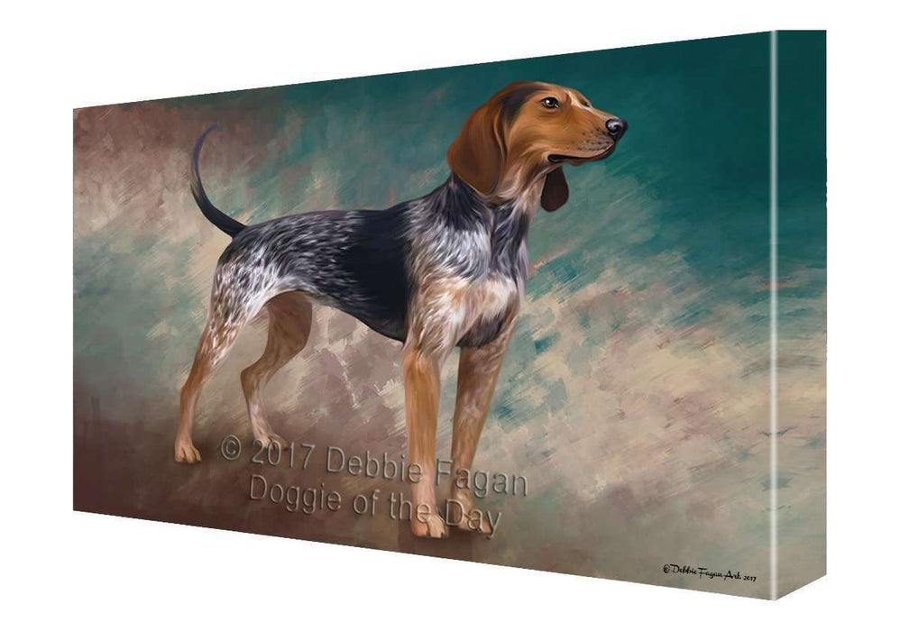 American English Coonhound Dog Painting Printed on Canvas Wall Art