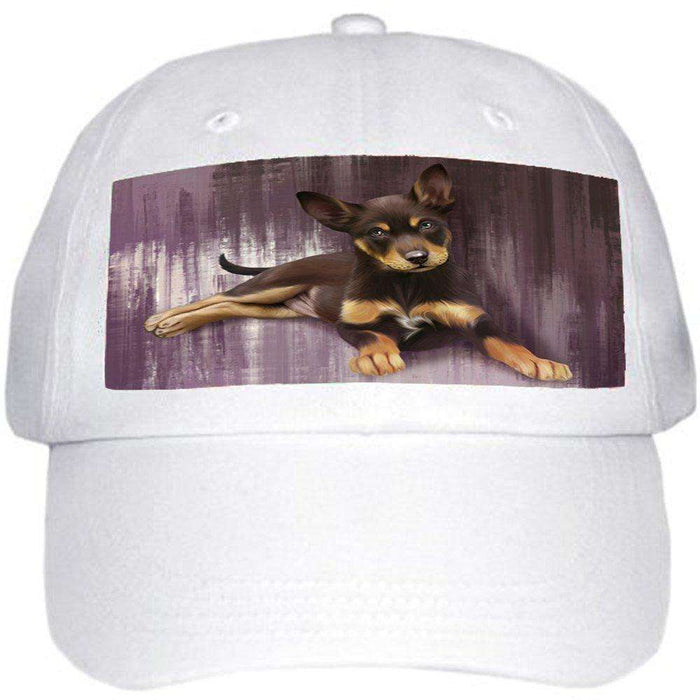 Australian Kelpie Puppy Dog Ball Hat Cap