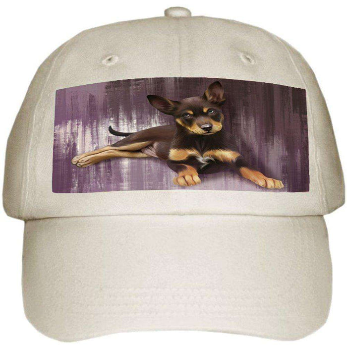 Australian Kelpie Puppy Dog Ball Hat Cap