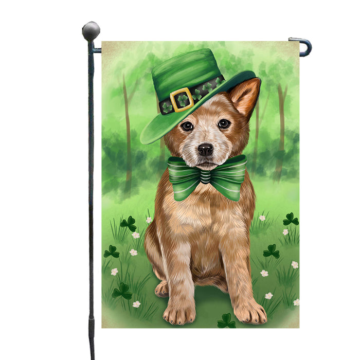 St. Patrick's Day Australian Cattle Dog Garden Flags Outdoor Decor for Homes and Gardens Double Sided Garden Yard Spring Decorative Vertical Home Flags Garden Porch Lawn Flag for Decorations GFLG68553