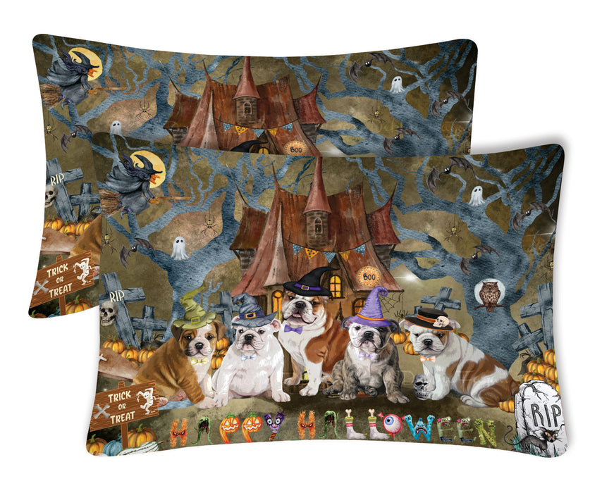 Bulldog Pillow Case: Explore a Variety of Designs, Custom, Personalized, Soft and Cozy Pillowcases Set of 2, Gift for Dog and Pet Lovers