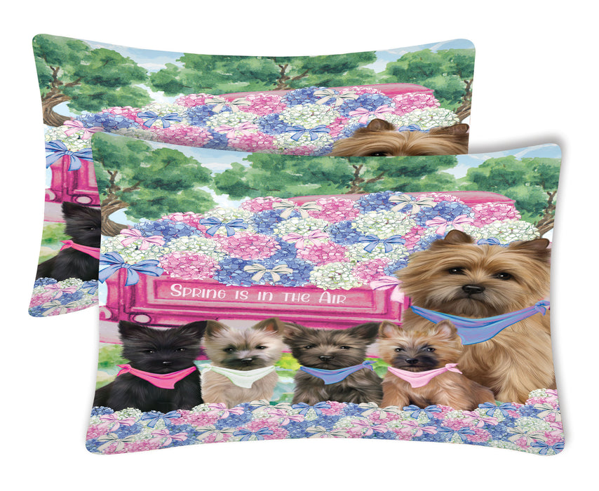 Cairn Terrier Pillow Case: Explore a Variety of Personalized Designs, Custom, Soft and Cozy Pillowcases Set of 2, Pet & Dog Gifts