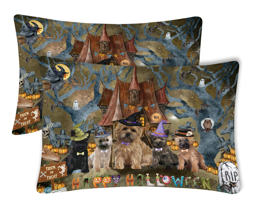 Cairn Terrier Pillow Case: Explore a Variety of Personalized Designs, Custom, Soft and Cozy Pillowcases Set of 2, Pet & Dog Gifts