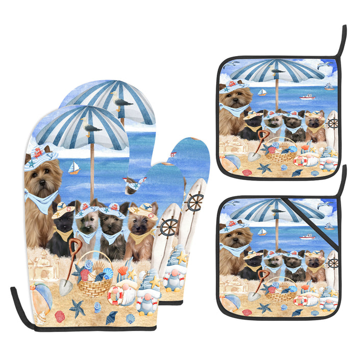 Cairn Terrier Oven Mitts and Pot Holder: Explore a Variety of Designs, Potholders with Kitchen Gloves for Cooking, Custom, Personalized, Gifts for Pet & Dog Lover