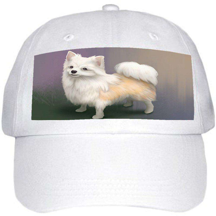 Chihuahua Dog Ball Hat Cap Off White
