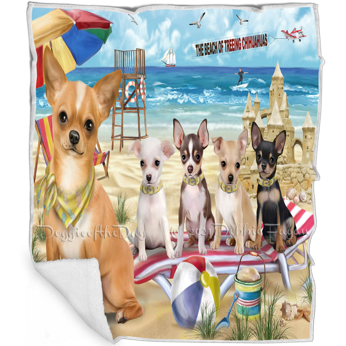 Pet Friendly Beach Chihuahua Dogs Blanket BLNKT142481