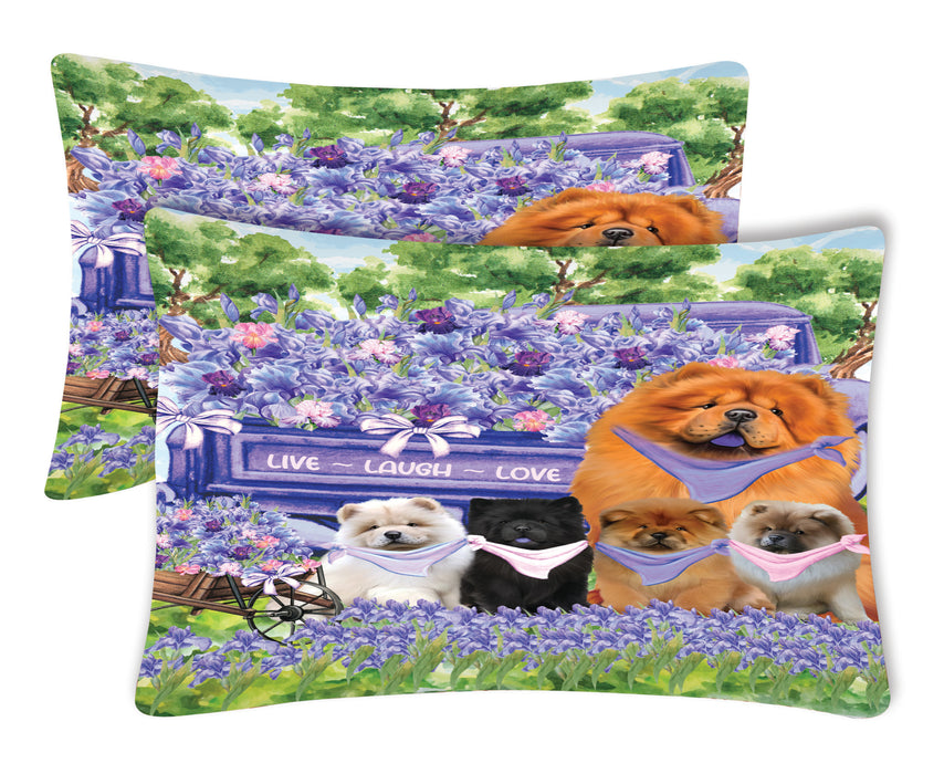 Chow Chow Pillow Case, Standard Pillowcases Set of 2, Explore a Variety of Designs, Custom, Personalized, Pet & Dog Lovers Gifts