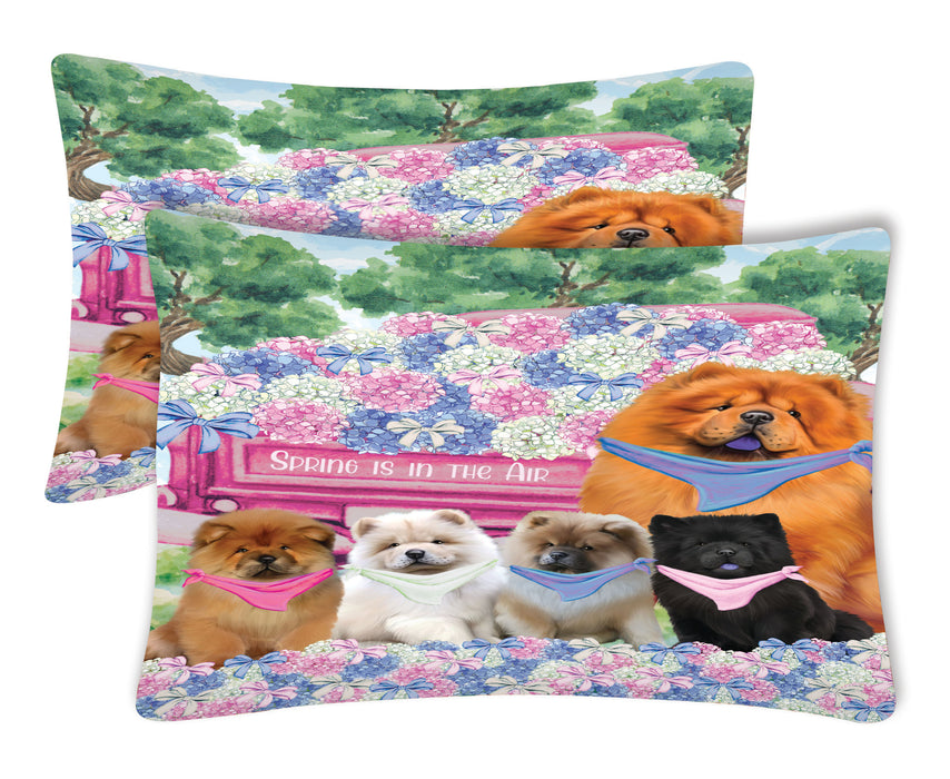 Chow Chow Pillow Case, Soft and Breathable Pillowcases Set of 2, Explore a Variety of Designs, Personalized, Custom, Gift for Dog Lovers