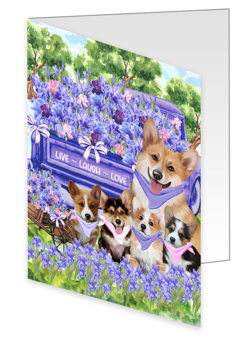 Corgi Greeting Cards & Note Cards: Explore a Variety of Designs, Custom, Personalized, Invitation Card with Envelopes, Gift for Dog and Pet Lovers