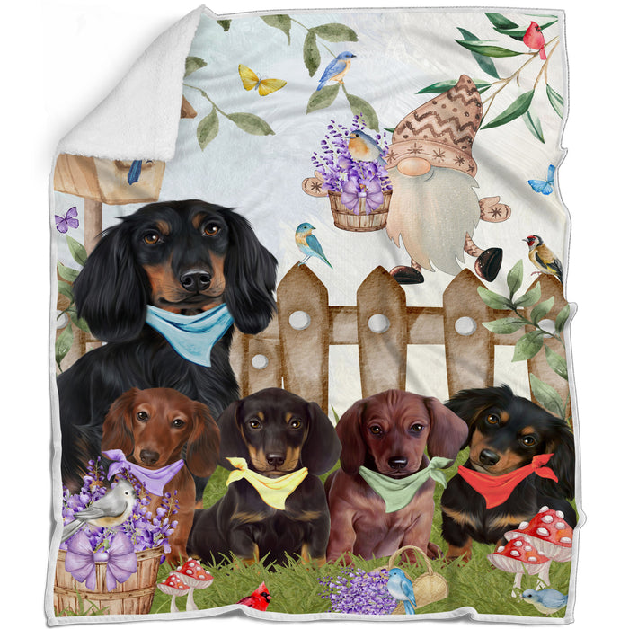 Dachshund Blanket: Explore a Variety of Designs, Custom, Personalized, Cozy Sherpa, Fleece and Woven, Dog Gift for Pet Lovers