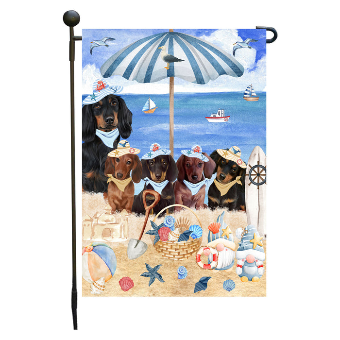 Dachshund Dogs Garden Flag, Double-Sided Outdoor Yard Garden Decoration, Explore a Variety of Designs, Custom, Weather Resistant, Personalized, Flags for Dog and Pet Lovers