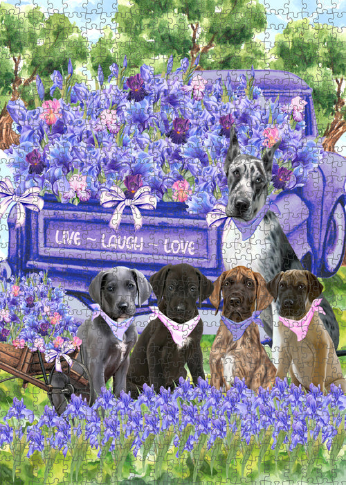 Great Dane Jigsaw Puzzle, Interlocking Puzzles Games for Adult, Explore a Variety of Designs, Personalized, Custom, Gift for Pet and Dog Lovers