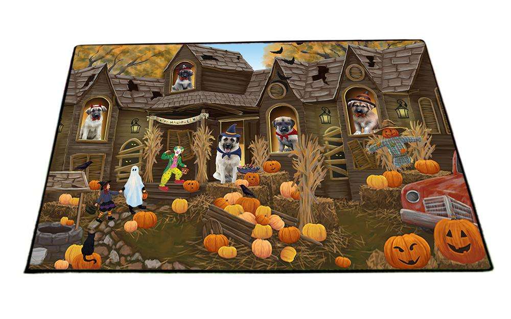 Haunted House Halloween Trick or Treat Anatolian Shepherds Dog Floormat FLMS52023