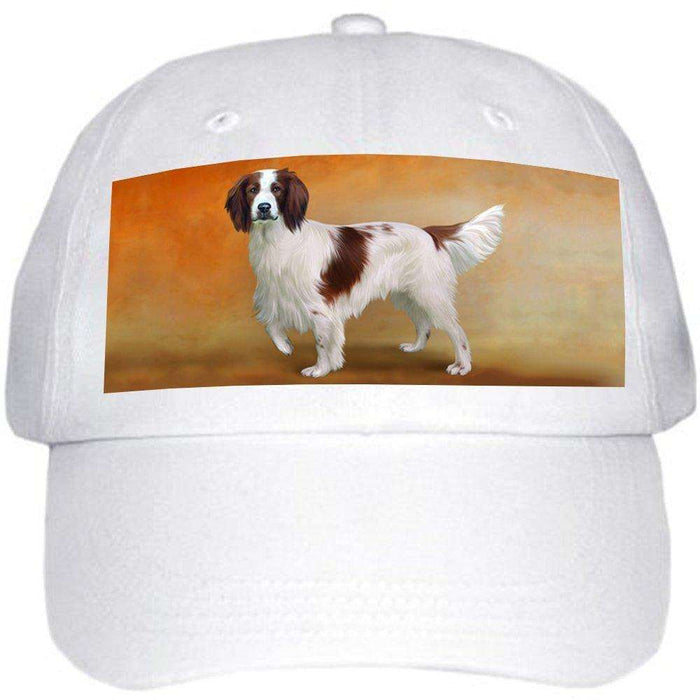 Irish Setter Dog Ball Hat Cap Off White