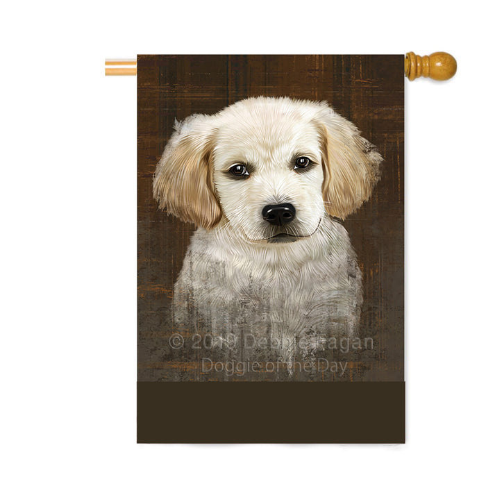 Personalized Rustic Labrador Dog Custom House Flag FLG64630