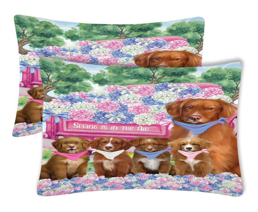 Nova Scotia Duck Tolling Retriever Pillow Case, Explore a Variety of Designs, Personalized, Soft and Cozy Pillowcases Set of 2, Custom, Dog Lover's Gift