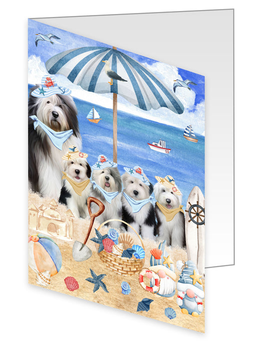 Old English Sheepdog Greeting Cards & Note Cards with Envelopes, Explore a Variety of Designs, Custom, Personalized, Multi Pack Pet Gift for Dog Lovers