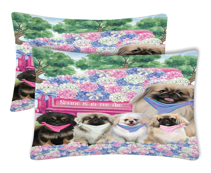 Pekingese Pillow Case, Soft and Breathable Pillowcases Set of 2, Explore a Variety of Designs, Personalized, Custom, Gift for Dog Lovers