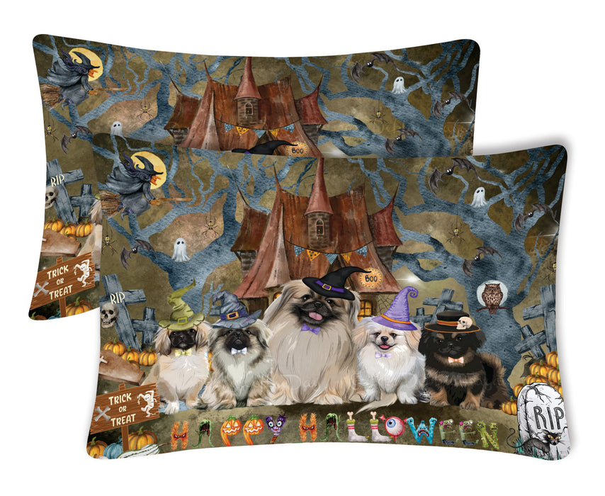 Pekingese Pillow Case: Explore a Variety of Personalized Designs, Custom, Soft and Cozy Pillowcases Set of 2, Pet & Dog Gifts