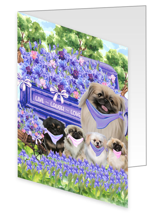 Pekingese Greeting Cards & Note Cards, Explore a Variety of Personalized Designs, Custom, Invitation Card with Envelopes, Dog and Pet Lovers Gift