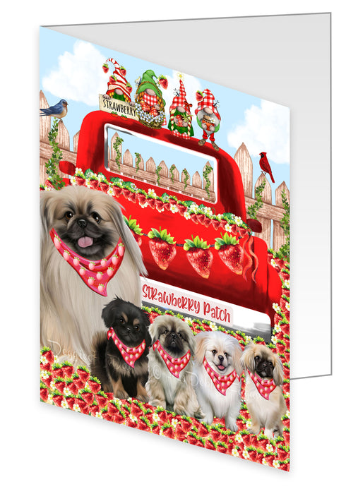 Pekingese Greeting Cards & Note Cards, Explore a Variety of Custom Designs, Personalized, Invitation Card with Envelopes, Gift for Dog and Pet Lovers
