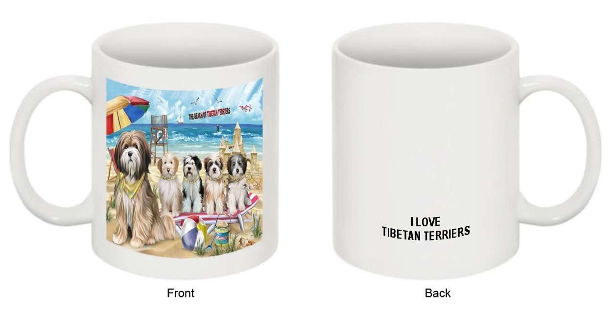 Pet Friendly Beach Tibetan Terriers Dog Mug MUG48513