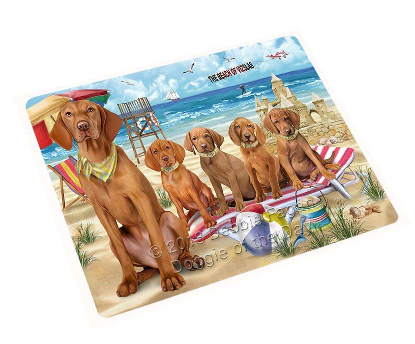 Pet Friendly Beach Vizslas Dog Magnet Mini (3.5" x 2") MAG54186