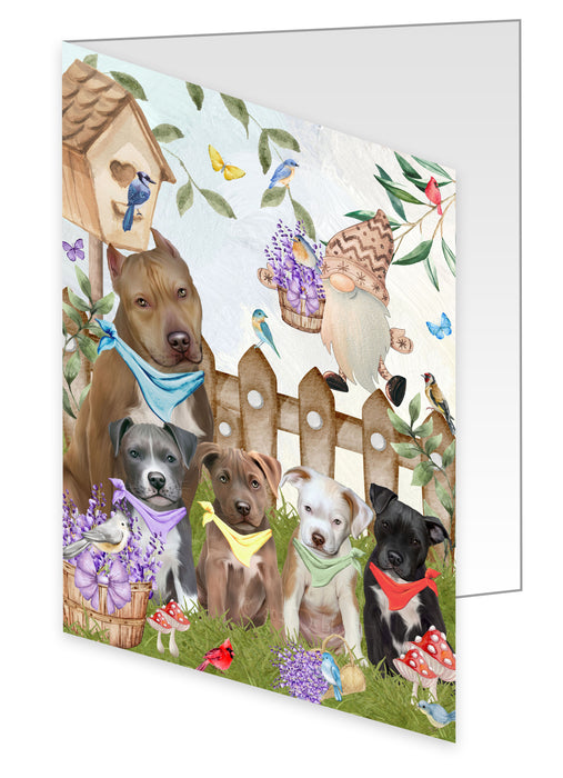 Pit Bull Greeting Cards & Note Cards, Explore a Variety of Custom Designs, Personalized, Invitation Card with Envelopes, Gift for Dog and Pet Lovers