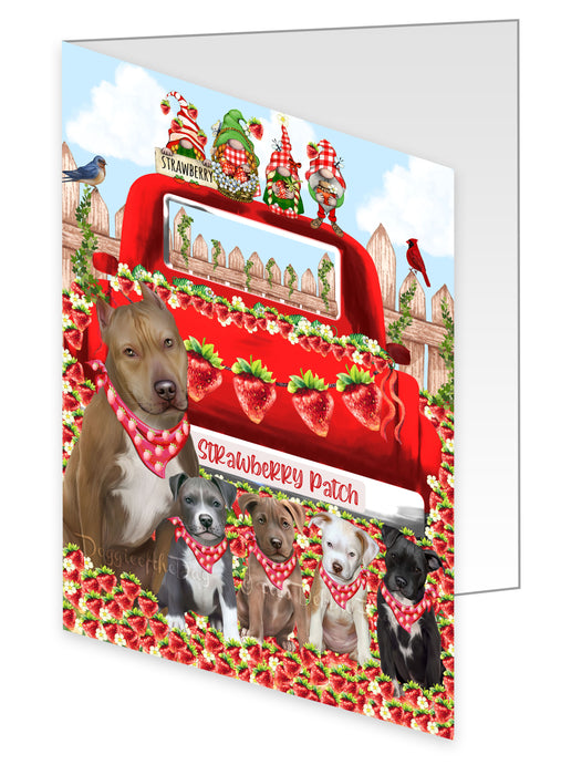 Pit Bull Greeting Cards & Note Cards, Invitation Card with Envelopes Multi Pack, Explore a Variety of Designs, Personalized, Custom, Dog Lover's Gifts
