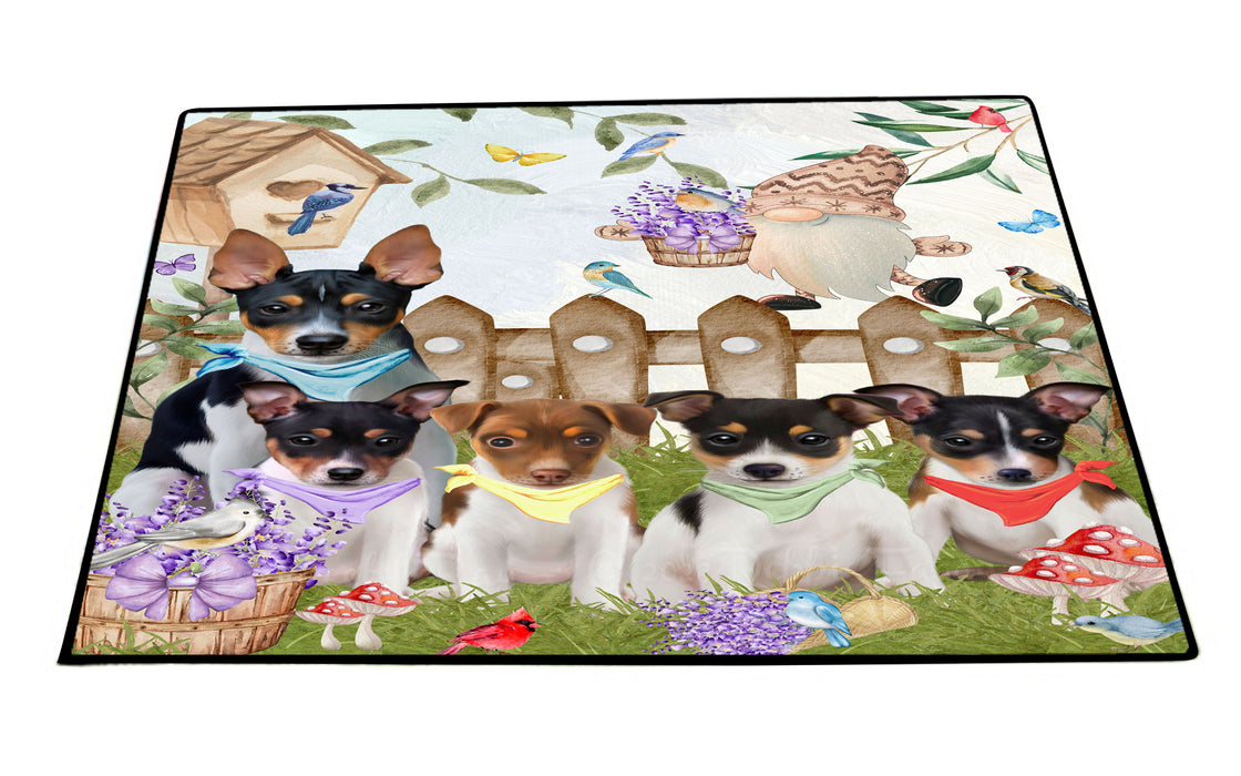 Rat Terrier Floor Mat: Explore a Variety of Designs, Custom, Personalized, Anti-Slip Door Mats for Indoor and Outdoor, Gift for Dog and Pet Lovers