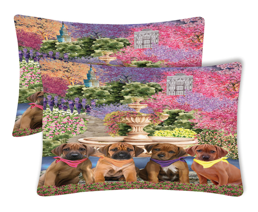 Rhodesian Ridgeback Pillow Case: Explore a Variety of Personalized Designs, Custom, Soft and Cozy Pillowcases Set of 2, Pet & Dog Gifts