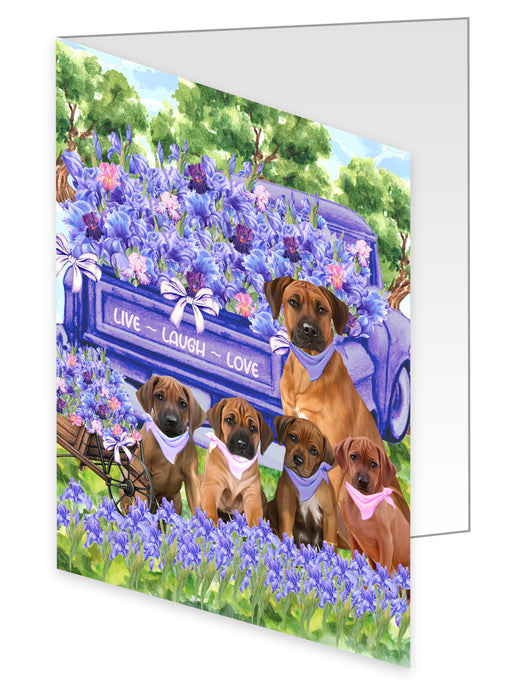 Rhodesian Ridgeback Greeting Cards & Note Cards with Envelopes: Explore a Variety of Designs, Custom, Invitation Card Multi Pack, Personalized, Gift for Pet and Dog Lovers