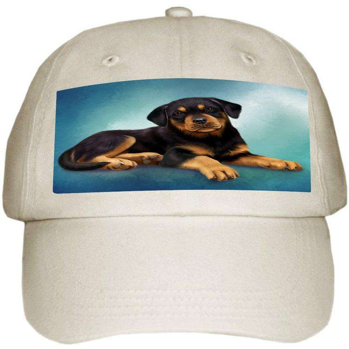 Rottweiler Dog Ball Hat Cap HAT48069