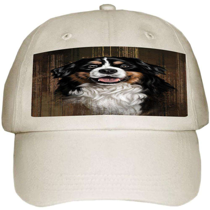 Rustic Bernese Mountain Dog Ball Hat Cap HAT54756