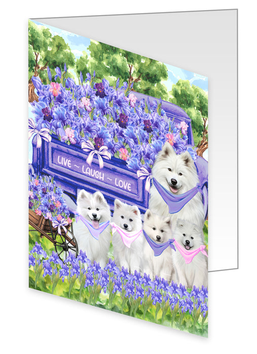 Samoyed Greeting Cards & Note Cards with Envelopes: Explore a Variety of Designs, Custom, Invitation Card Multi Pack, Personalized, Gift for Pet and Dog Lovers