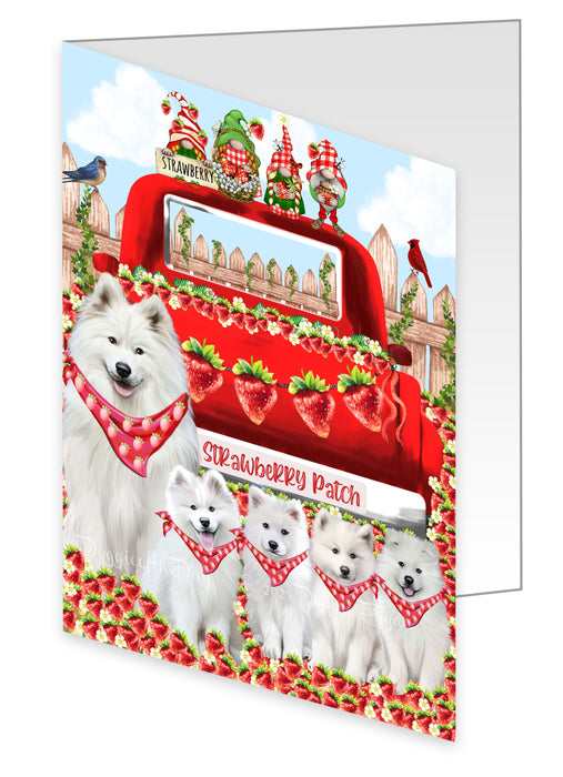 Samoyed Greeting Cards & Note Cards, Explore a Variety of Custom Designs, Personalized, Invitation Card with Envelopes, Gift for Dog and Pet Lovers
