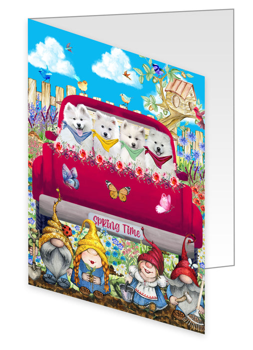 Samoyed Greeting Cards & Note Cards, Explore a Variety of Personalized Designs, Custom, Invitation Card with Envelopes, Dog and Pet Lovers Gift