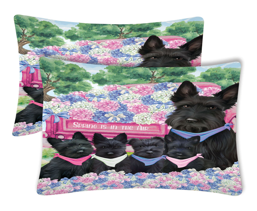 Scottish Terrier Pillow Case: Explore a Variety of Custom Designs, Personalized, Soft and Cozy Pillowcases Set of 2, Gift for Pet and Dog Lovers