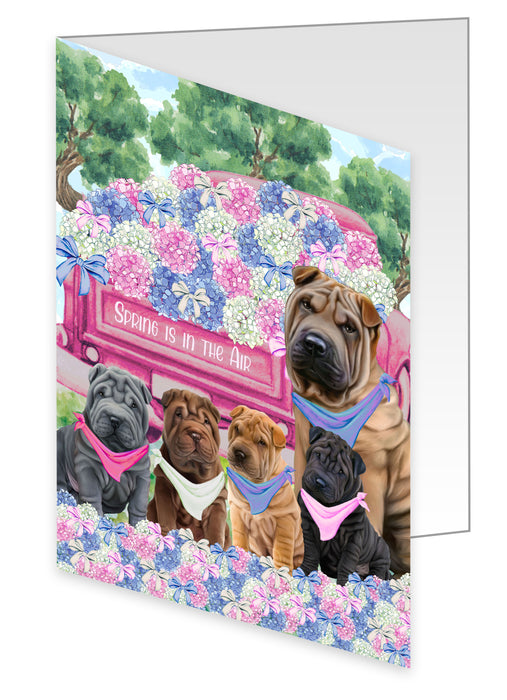Shar Pei Greeting Cards & Note Cards, Explore a Variety of Personalized Designs, Custom, Invitation Card with Envelopes, Dog and Pet Lovers Gift