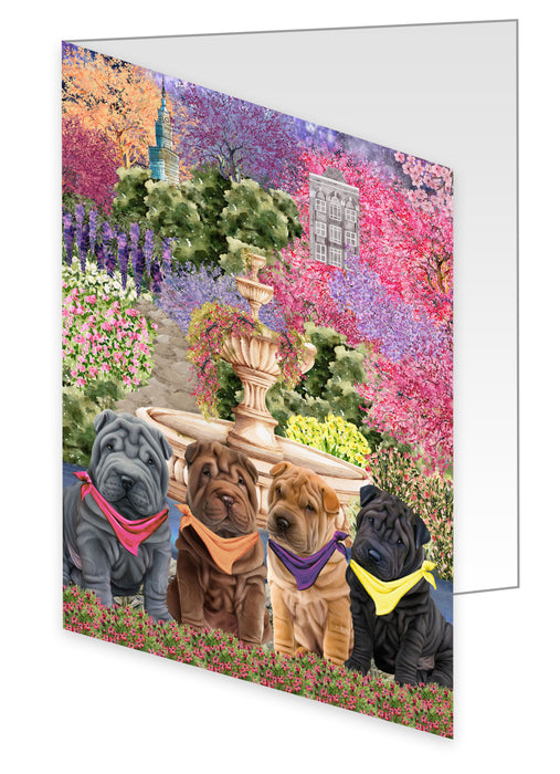 Shar Pei Greeting Cards & Note Cards, Explore a Variety of Personalized Designs, Custom, Invitation Card with Envelopes, Dog and Pet Lovers Gift