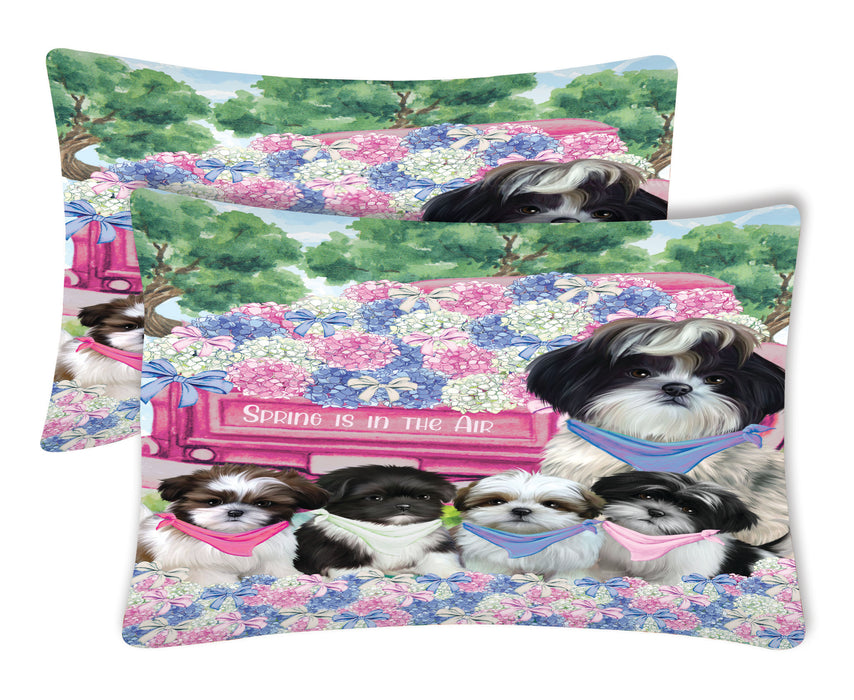 Shih Tzu Pillow Case with a Variety of Designs, Custom, Personalized, Super Soft Pillowcases Set of 2, Dog and Pet Lovers Gifts
