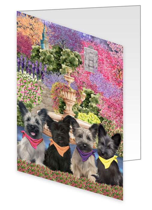 Skye Terrier Greeting Cards & Note Cards with Envelopes: Explore a Variety of Designs, Custom, Invitation Card Multi Pack, Personalized, Gift for Pet and Dog Lovers