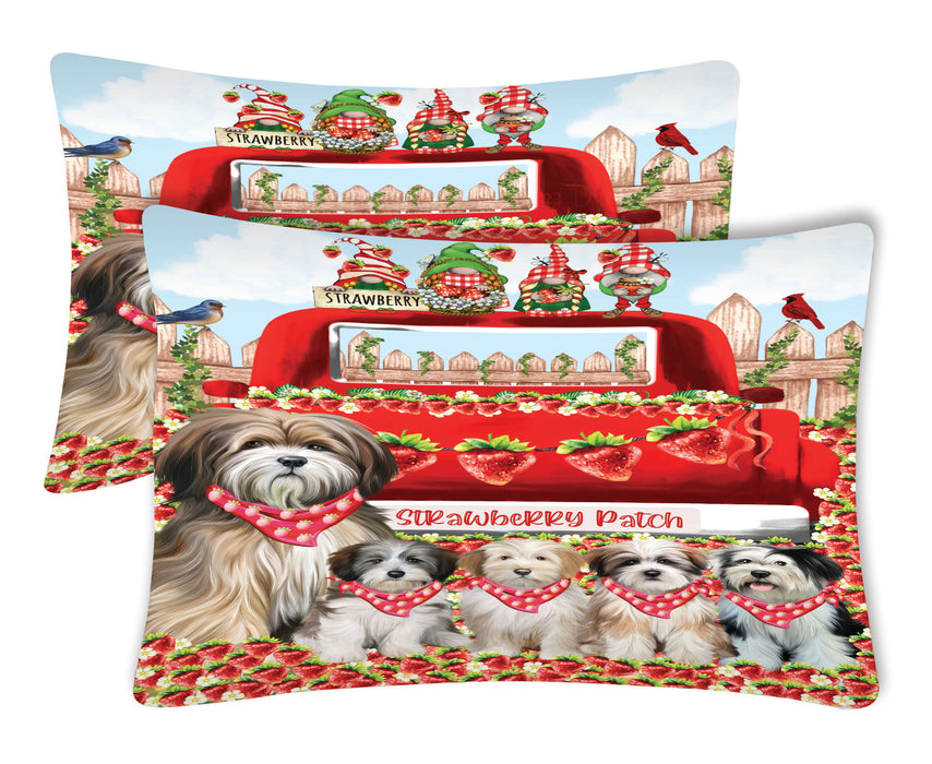 Tibetan Terrier Pillow Case with a Variety of Designs, Custom, Personalized, Super Soft Pillowcases Set of 2, Dog and Pet Lovers Gifts